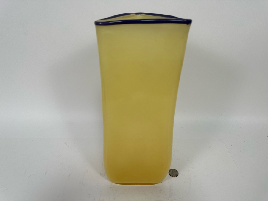 Italian Murano Art Glass Vase 14H [Photo 4]
