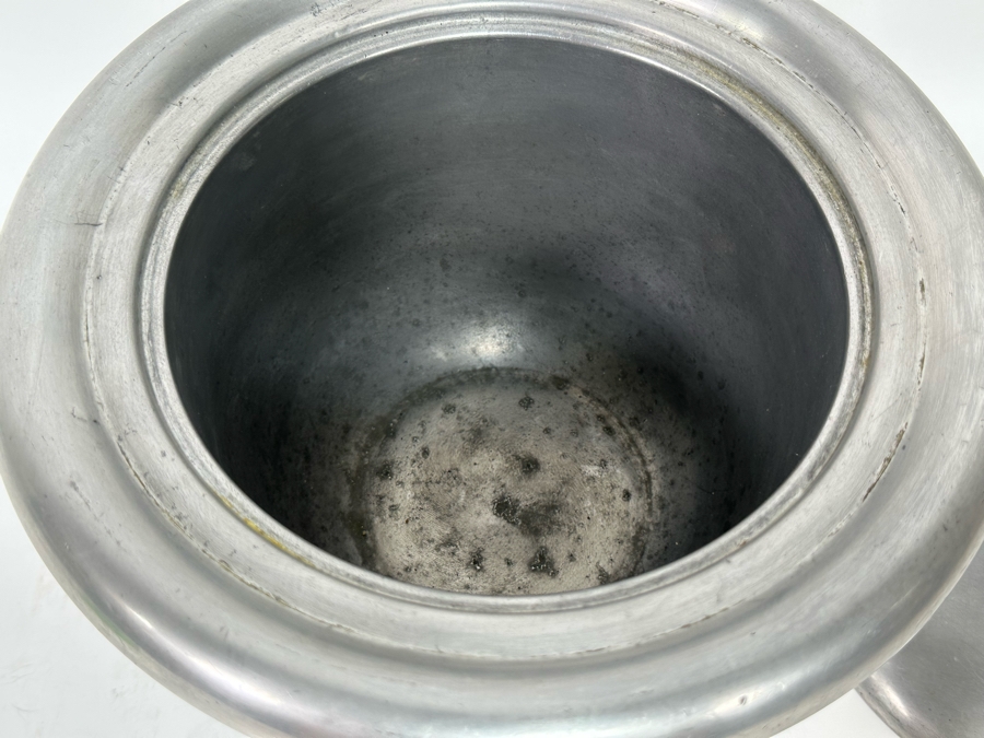 Vintage Art Deco Tranquil House Aluminum Ice Bucket 9.5W X 7H [Photo 6]