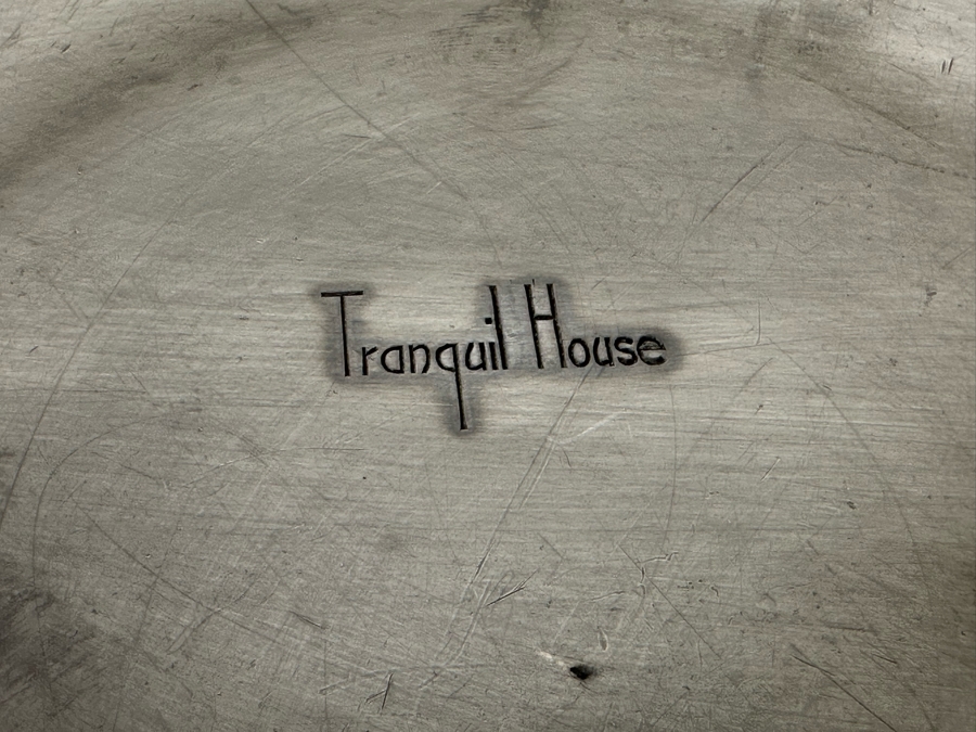 Vintage Art Deco Tranquil House Aluminum Ice Bucket 9.5W X 7H [Photo 8]