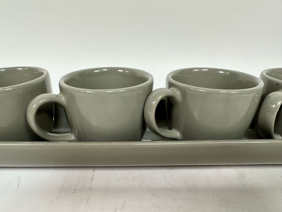Claudia Shuride Vintage Mid-Century Cups 2.5H With Tray 21 X 3 [Photo 3]