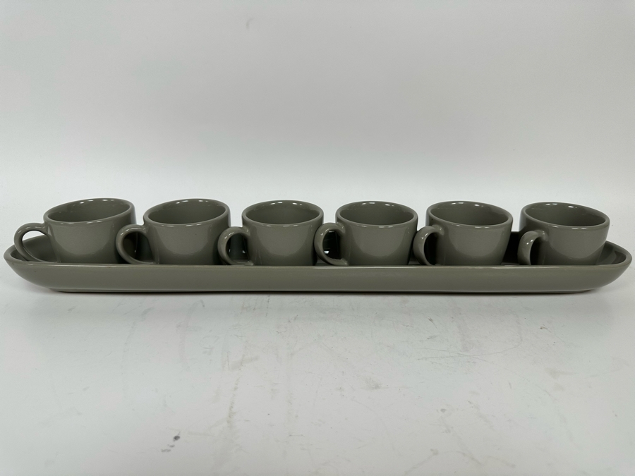 Claudia Shuride Vintage Mid-Century Cups 2.5H With Tray 21 X 3 [Photo 2]