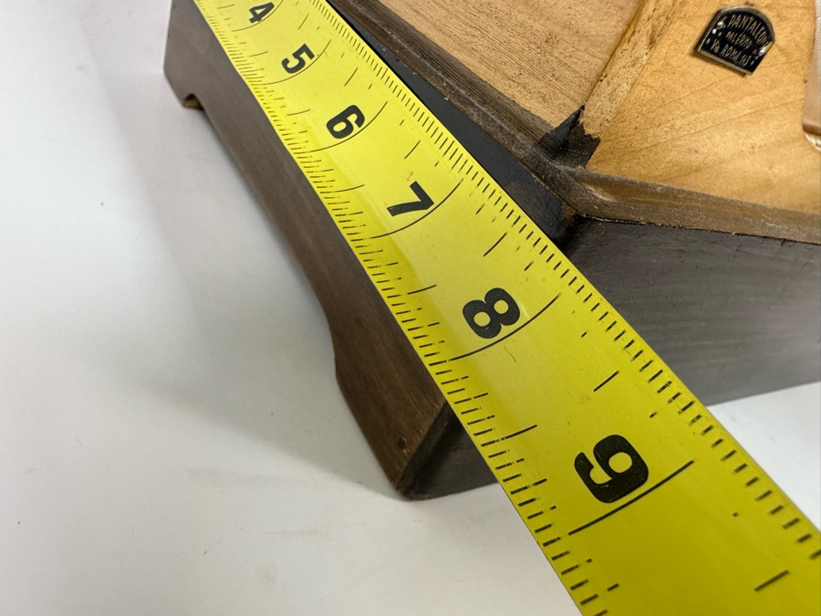 Vintage French Wax Musical Automation Baby Jesus Figure Automaton In Wooden Box Signed G. Pantaleone Palermo Via Roma 143 14.5W X 8D X 9H VIDEO POSTED ON DETAIL PAGE [Photo 16]