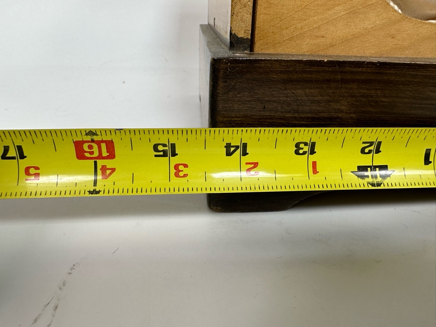 Vintage French Wax Musical Automation Baby Jesus Figure Automaton In Wooden Box Signed G. Pantaleone Palermo Via Roma 143 14.5W X 8D X 9H VIDEO POSTED ON DETAIL PAGE [Photo 15]