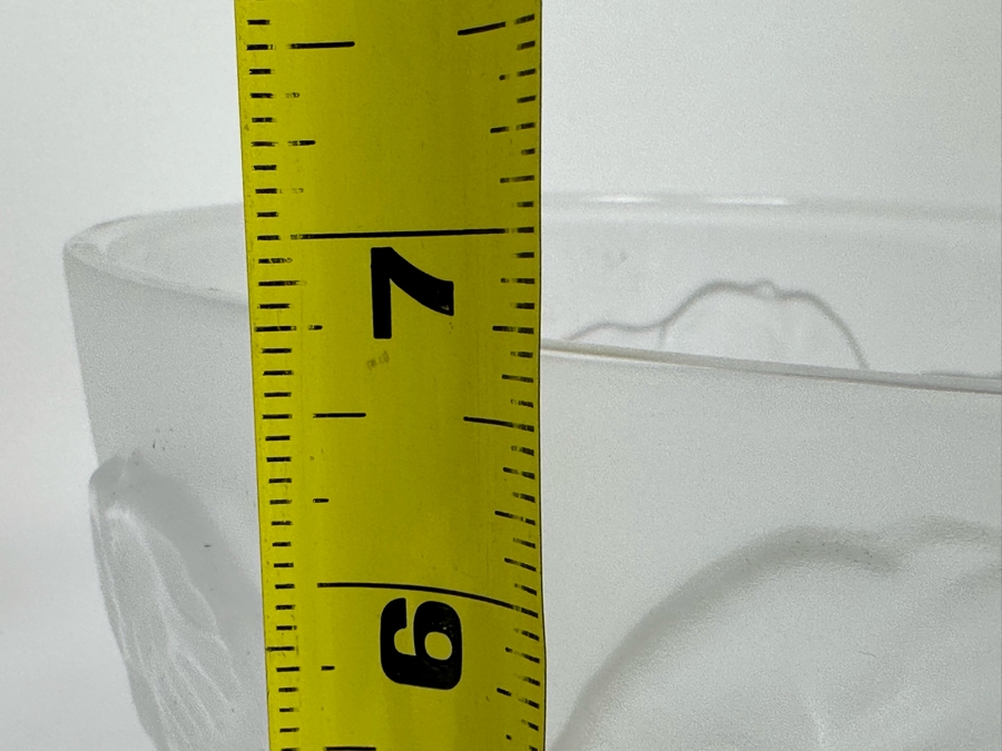 Nachtmann Crystal Bowl With Elephants Safari Signed 9W X 6 7/8H [Photo 13]