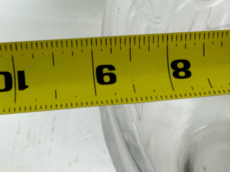 Nachtmann Crystal Bowl With Elephants Safari Signed 9W X 6 7/8H [Photo 12]