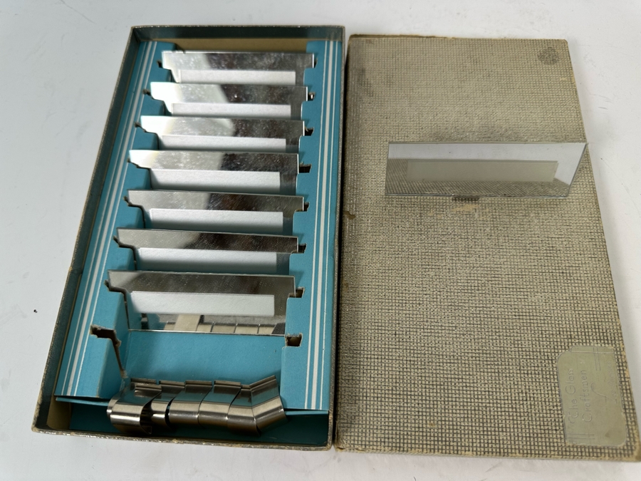 Vintage Table Name Plates Place Settings Cards By The Glass Craftsmen Los Angeles [Photo 2]