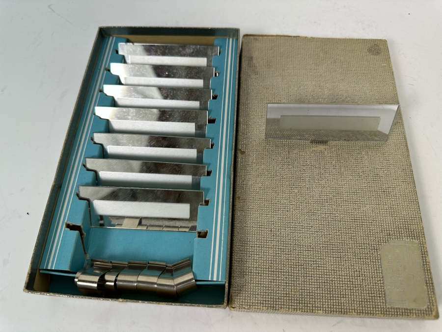 Vintage Table Name Plates Place Settings Cards By The Glass Craftsmen Los Angeles [Photo 3]