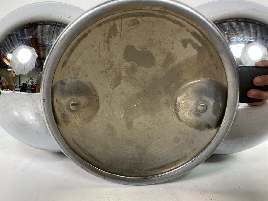 Vintage Art Deco Double Condiment Server By Chase 6.5W X 4.5H [Photo 8]