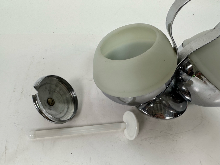 Vintage Art Deco Double Condiment Server By Chase 6.5W X 4.5H [Photo 6]
