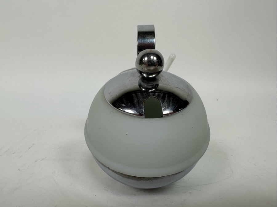 Vintage Art Deco Double Condiment Server By Chase 6.5W X 4.5H [Photo 4]