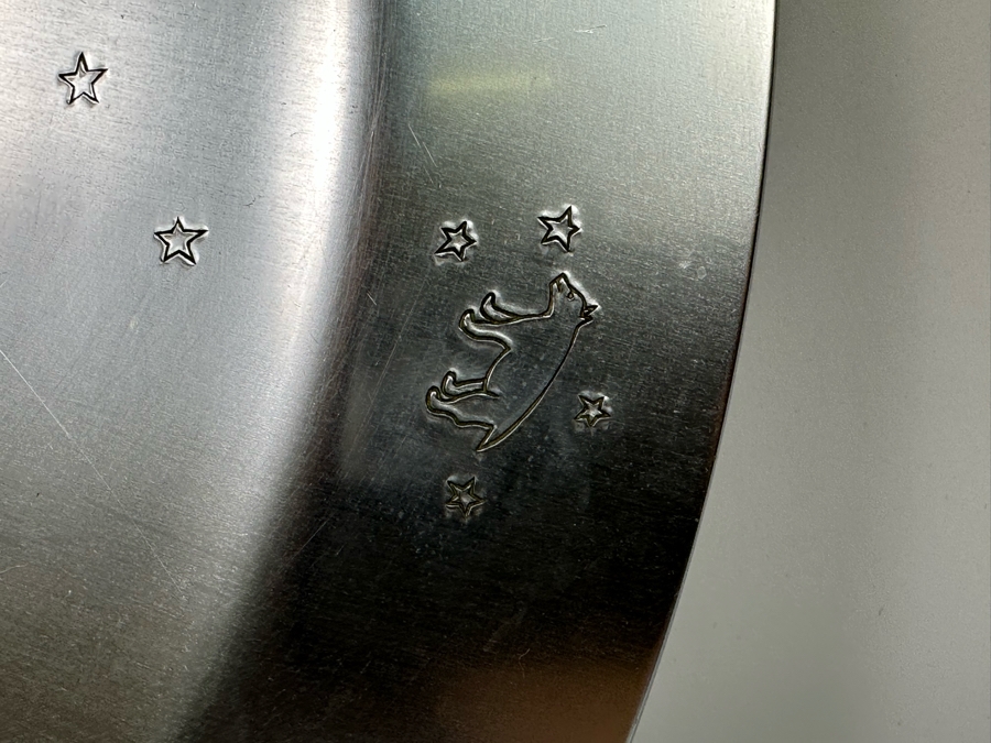 Lurelle Guild For Kensington Vintage Art Deco Aluminum 18' Round Constellation Tray [Photo 7]