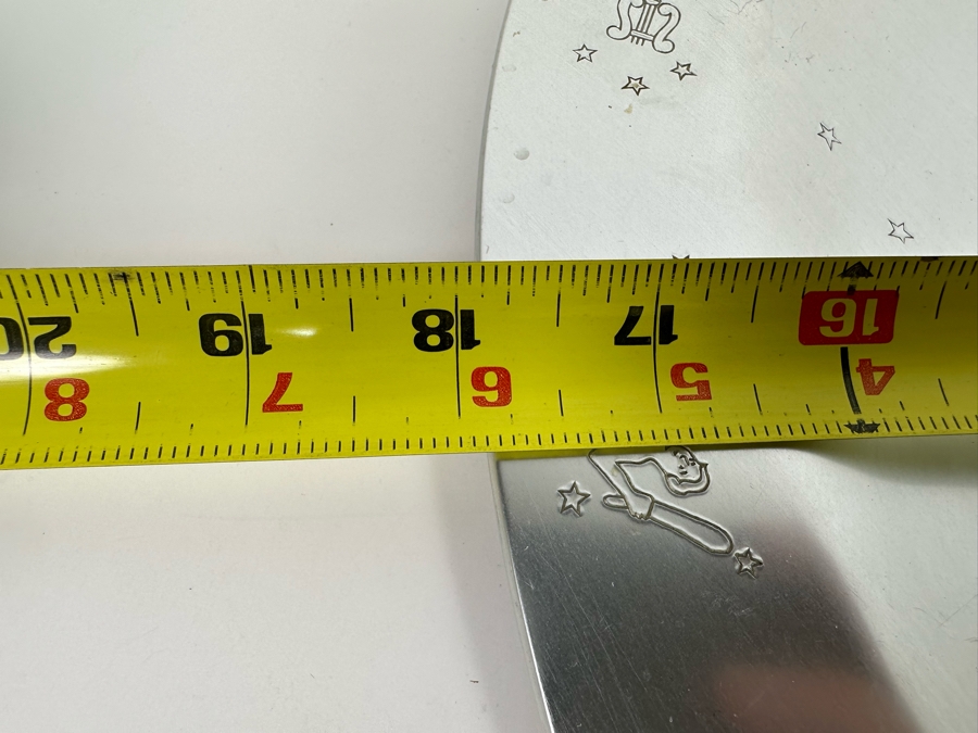 Lurelle Guild For Kensington Vintage Art Deco Aluminum 18' Round Constellation Tray [Photo 12]