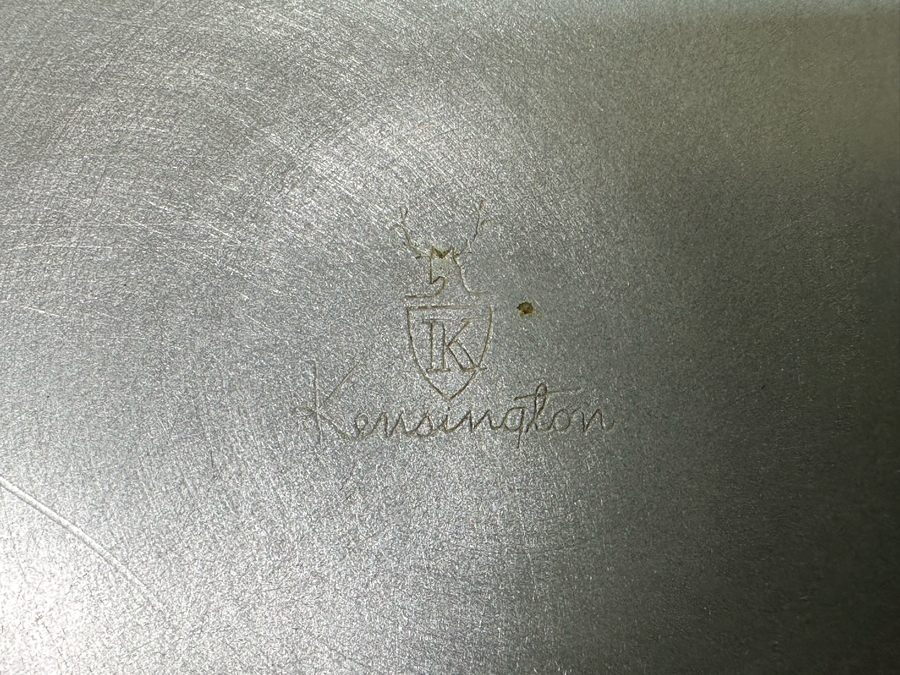 Lurelle Guild For Kensington Vintage Art Deco Aluminum 18' Round Constellation Tray [Photo 10]