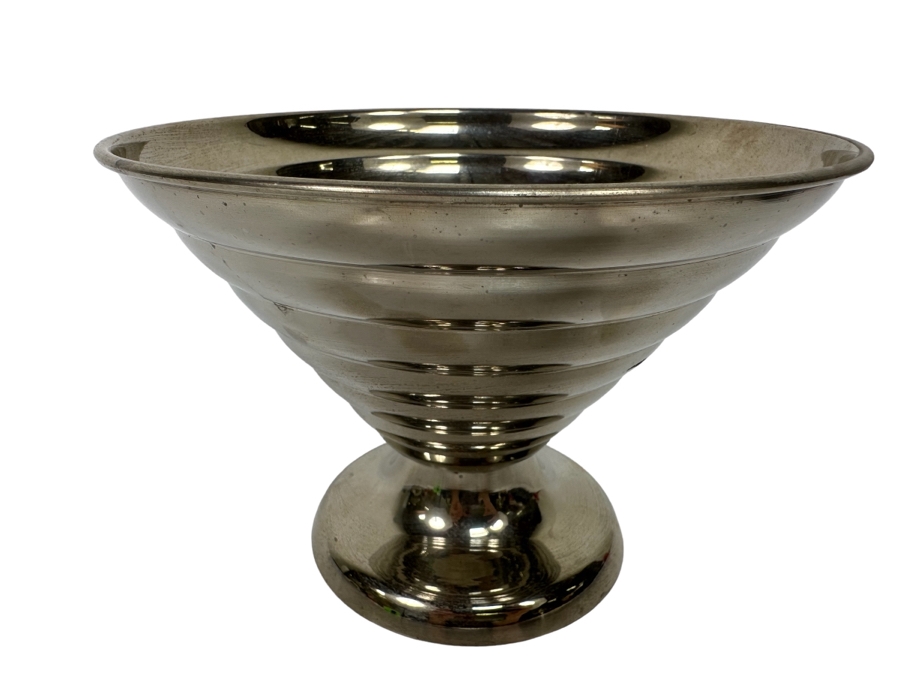 Vintage Art Deco Footed Bowl 7.5W X 5.5H