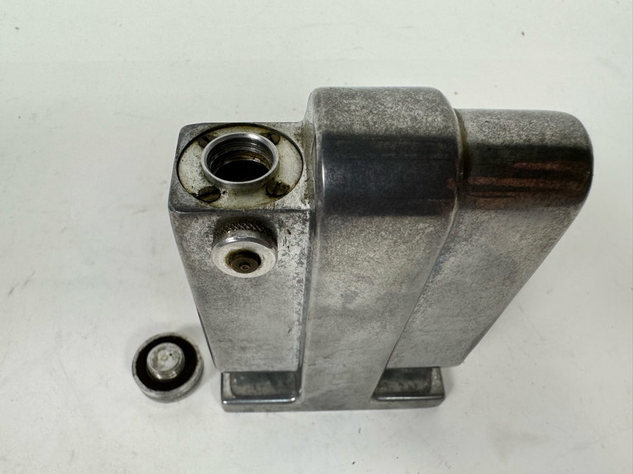 Vintage Art Deco Metal FOG Perfume Bottle Atomizer Made In France Brevete Depose Originally Owned By Joan Crawford (Client Did Makeup For Joan Crawford And She Gifted It Directly To Client) 3W X 1.25D X 4H [Photo 14]