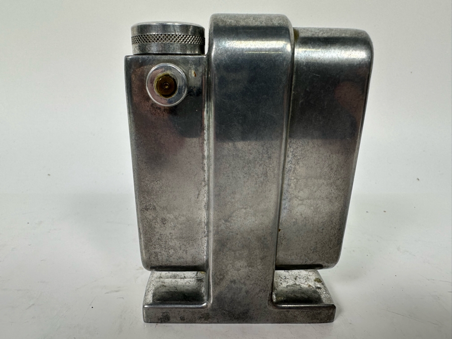 Vintage Art Deco Metal FOG Perfume Bottle Atomizer Made In France Brevete Depose Originally Owned By Joan Crawford (Client Did Makeup For Joan Crawford And She Gifted It Directly To Client) 3W X 1.25D X 4H [Photo 3]