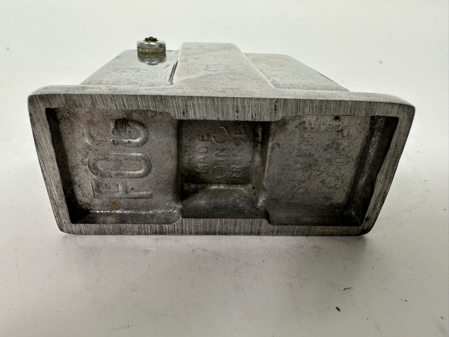 Vintage Art Deco Metal FOG Perfume Bottle Atomizer Made In France Brevete Depose Originally Owned By Joan Crawford (Client Did Makeup For Joan Crawford And She Gifted It Directly To Client) 3W X 1.25D X 4H [Photo 8]