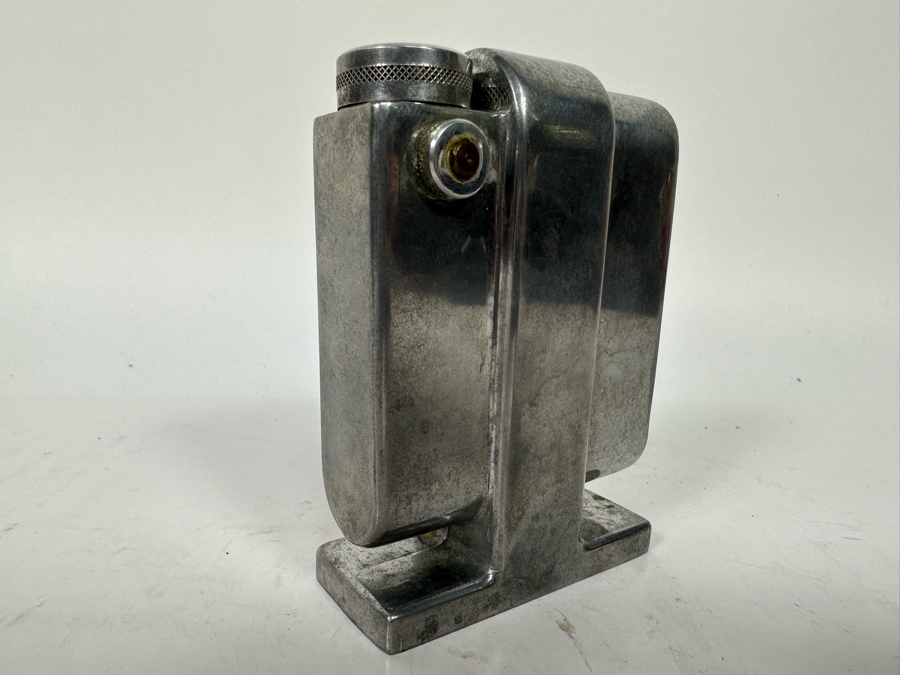 Vintage Art Deco Metal FOG Perfume Bottle Atomizer Made In France Brevete Depose Originally Owned By Joan Crawford (Client Did Makeup For Joan Crawford And She Gifted It Directly To Client) 3W X 1.25D X 4H [Photo 4]