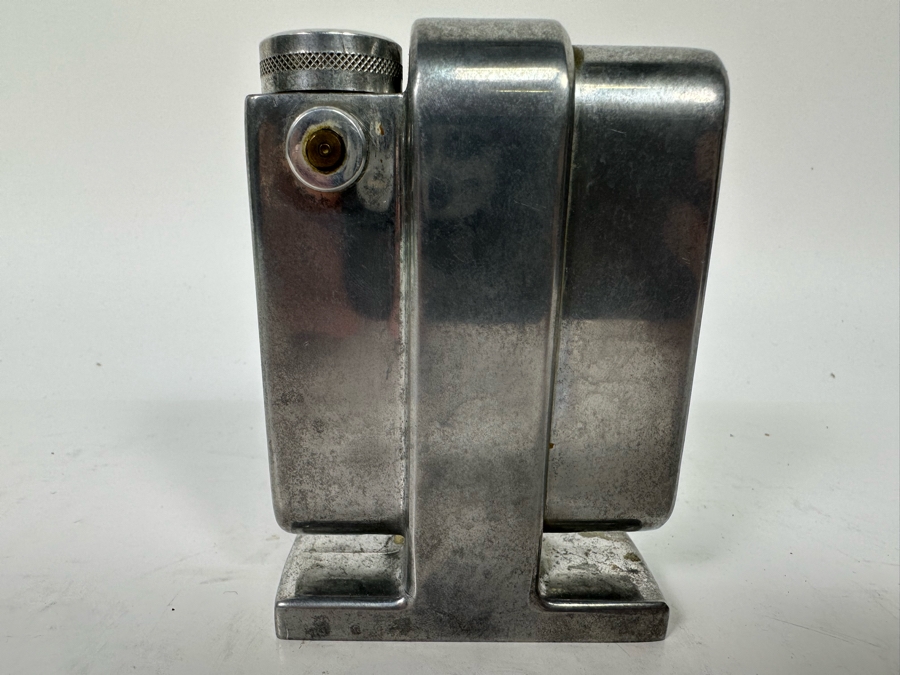 Vintage Art Deco Metal FOG Perfume Bottle Atomizer Made In France Brevete Depose Originally Owned By Joan Crawford (Client Did Makeup For Joan Crawford And She Gifted It Directly To Client) 3W X 1.25D X 4H [Photo 2]