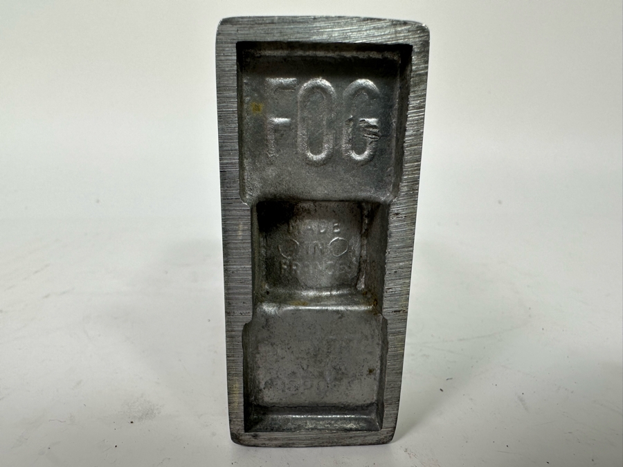 Vintage Art Deco Metal FOG Perfume Bottle Atomizer Made In France Brevete Depose Originally Owned By Joan Crawford (Client Did Makeup For Joan Crawford And She Gifted It Directly To Client) 3W X 1.25D X 4H [Photo 9]