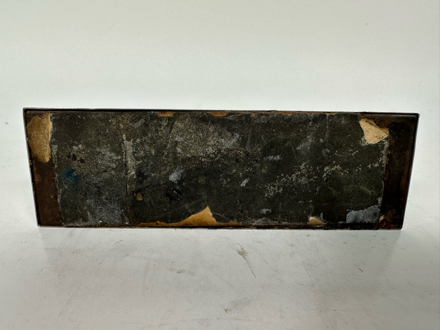 Vintage Art Deco Metal Desk Calendar Originally Owned By Joan Crawford (Client Did Makeup For Joan Crawford And She Gifted It Directly To Client) 5.25W X 1.5D X 1.5H [Photo 8]