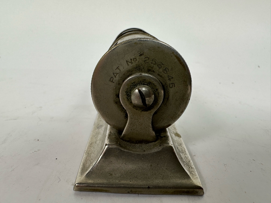 Vintage Art Deco Metal Desk Calendar Originally Owned By Joan Crawford (Client Did Makeup For Joan Crawford And She Gifted It Directly To Client) 5.25W X 1.5D X 1.5H [Photo 6]