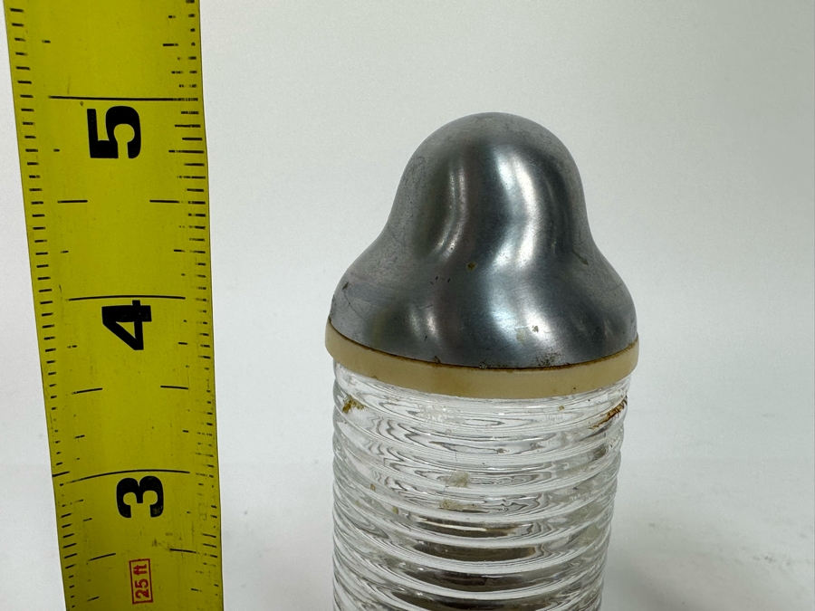 Vintage Art Deco Tappit Condiment Dispenser By The Food Dispenser Co, A Pair 5H [Photo 10]