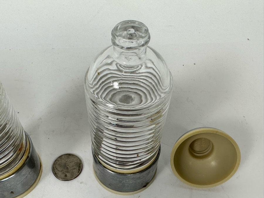 Vintage Art Deco Tappit Condiment Dispenser By The Food Dispenser Co, A Pair 5H [Photo 6]