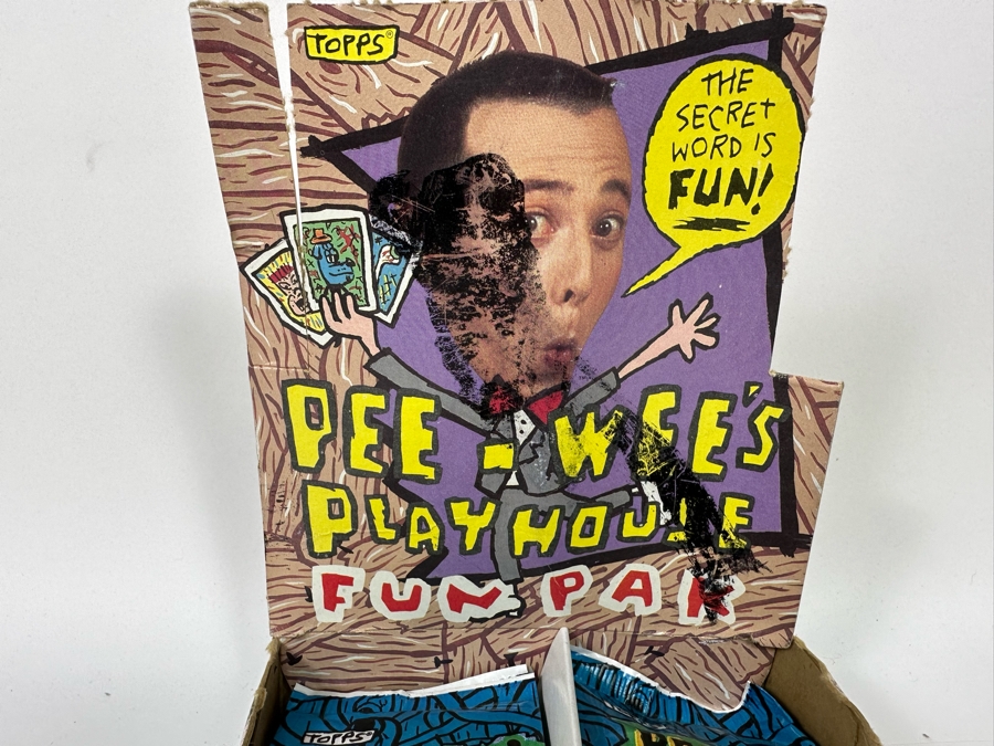 Set Of 29 Unopened Topps Pee-Wee's Play House Fun Paks [Photo 4]