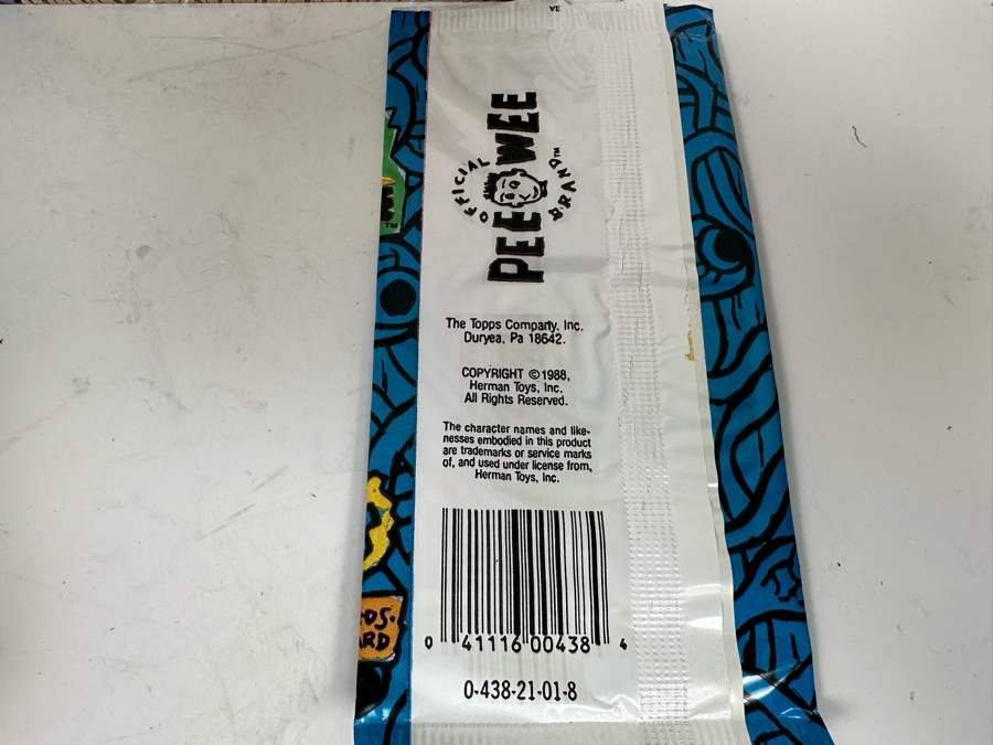 Set Of 29 Unopened Topps Pee-Wee's Play House Fun Paks [Photo 7]