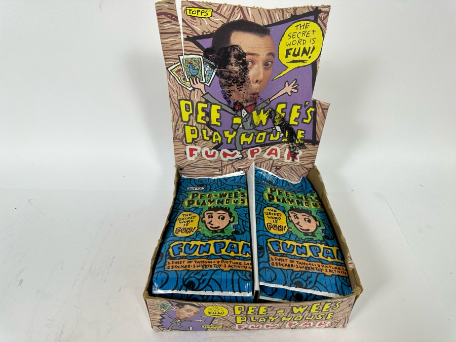 Set Of 29 Unopened Topps Pee-Wee's Play House Fun Paks [Photo 2]