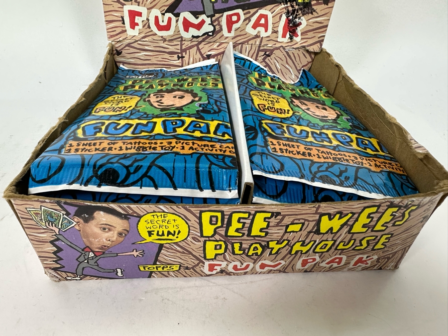 Set Of 29 Unopened Topps Pee-Wee's Play House Fun Paks [Photo 5]