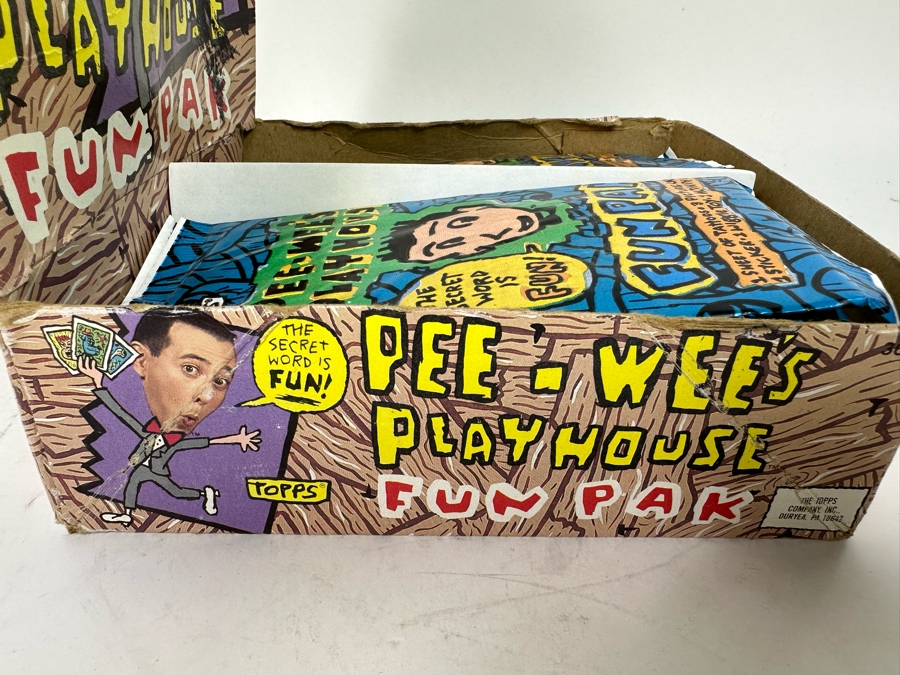 Set Of 29 Unopened Topps Pee-Wee's Play House Fun Paks [Photo 6]