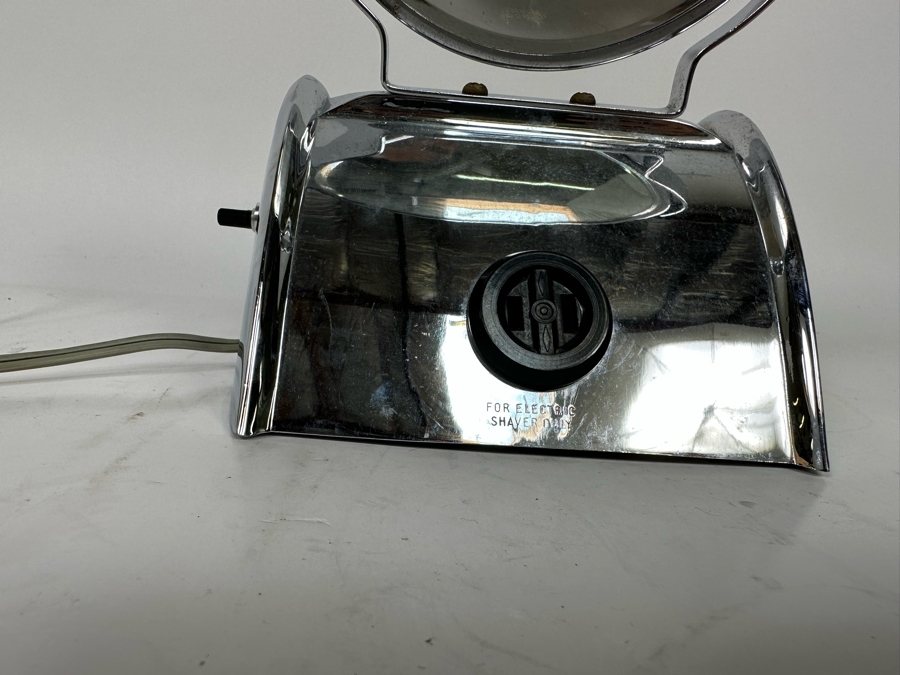 Vintage Art Deco Vanity Make Up Mirror With Light 6.5W X 5.5D X 9.5H [Photo 7]