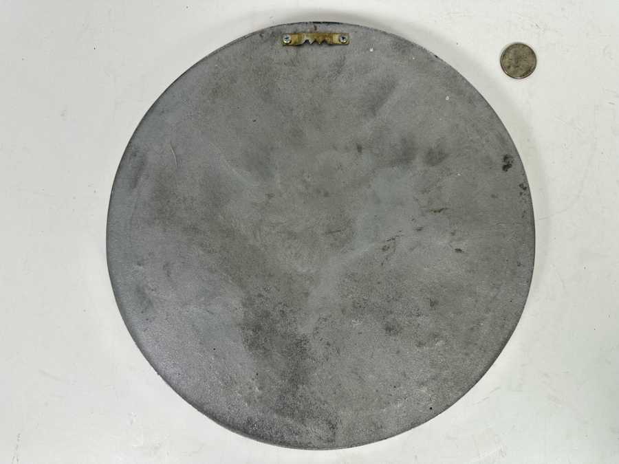 Vintage Art Deco Aluminum Relief Wall Plaque Sculpture 10.5W [Photo 6]