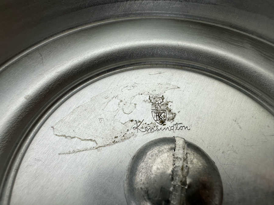 Lurelle Guild For Kensington Stratford Compote Centerpiece Bowls Aluminum & Glass Featured In The Metropolitan Museum Of Art, A Pair 13.5W X 5.5H [Photo 11]