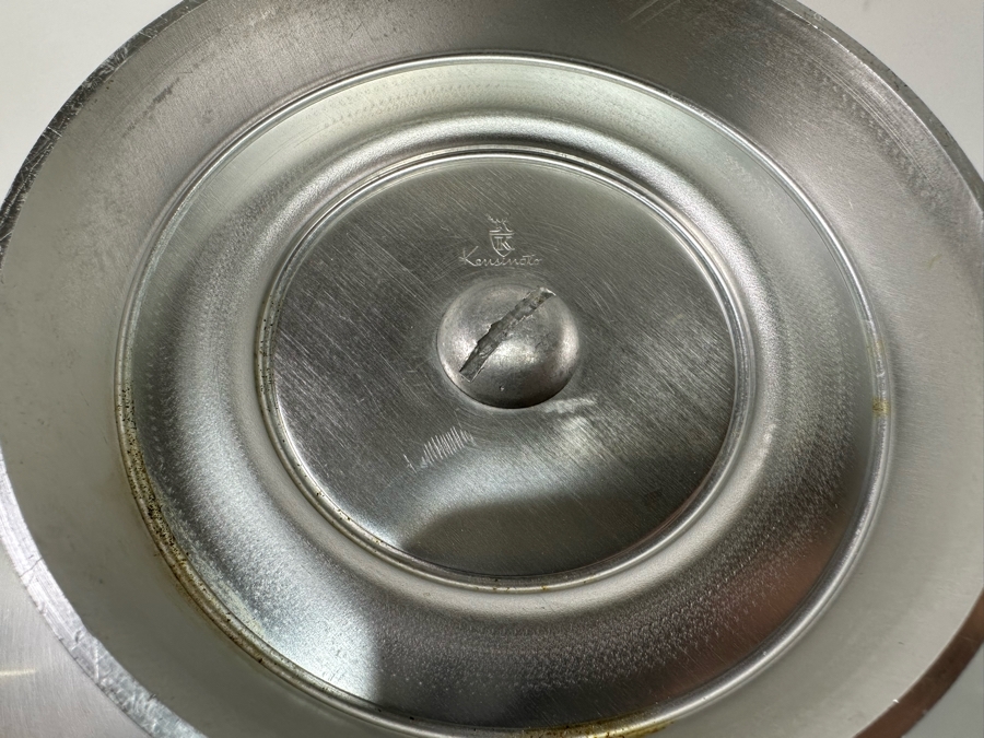 Lurelle Guild For Kensington Stratford Compote Centerpiece Bowls Aluminum & Glass Featured In The Metropolitan Museum Of Art, A Pair 13.5W X 5.5H [Photo 9]