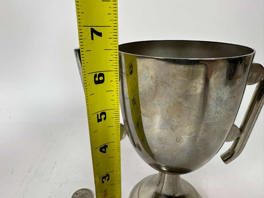 Vintage Art Deco Trophy Cup 6W X 6.5H [Photo 7]