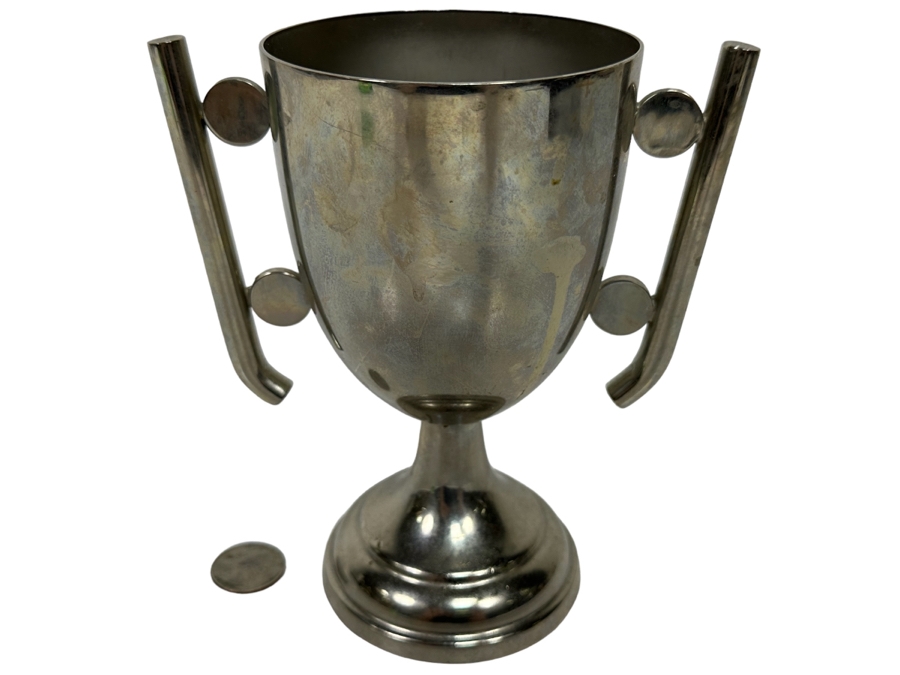 Vintage Art Deco Trophy Cup 6W X 6.5H [Photo 1]