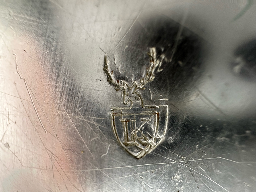 Lurelle Guild (1898-1985) For Kensington Vintage Art Deco Machine Age Aluminum Cigarette Box 3.5W X 4.5H [Photo 9]