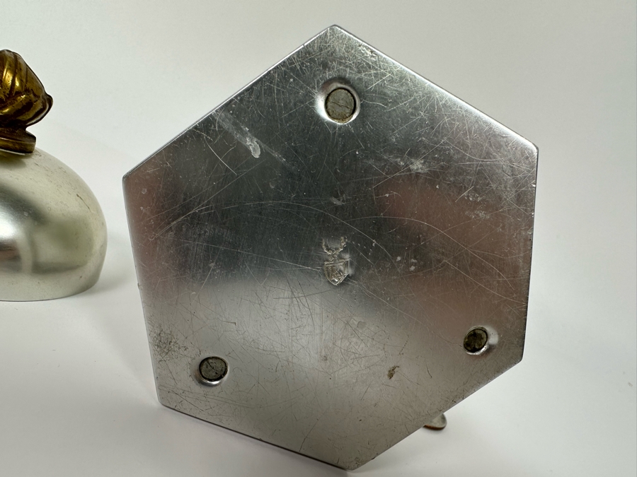 Lurelle Guild (1898-1985) For Kensington Vintage Art Deco Machine Age Aluminum Cigarette Box 3.5W X 4.5H [Photo 8]