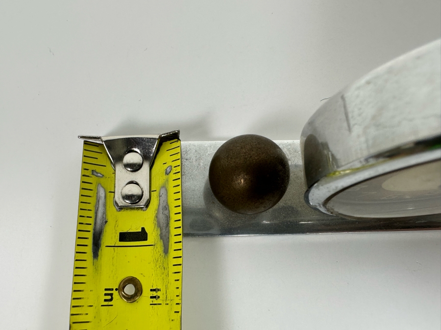 Vintage Art Deco Desk Clock (Not Working) And Weather Barometer Originally Owned By Joan Crawford (Client Did Makeup For Joan Crawford And She Gifted It Directly To Client) 6W X 1D X 2H [Photo 9]