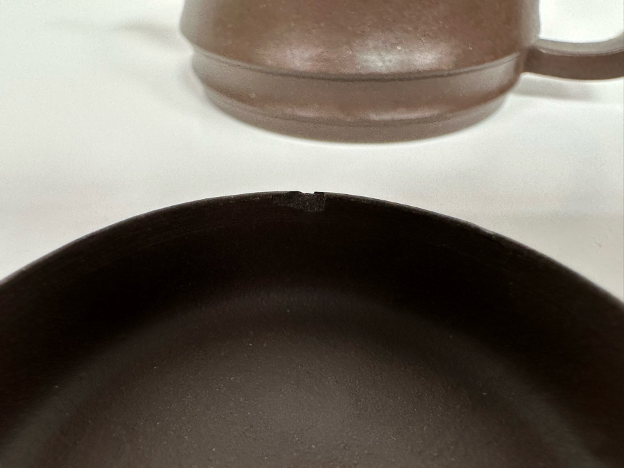 (3) Signed Vintage Chinese Clay Teapots [Photo 11]