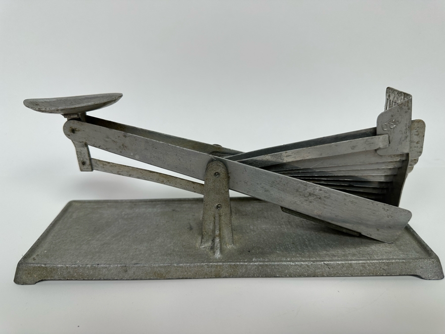 Vintage Art Deco ACME Egg-Grading Scale By The Specialty Mfg Co St Paul Minn Aluminum 10.5W X 3.5D X 4H [Photo 9]