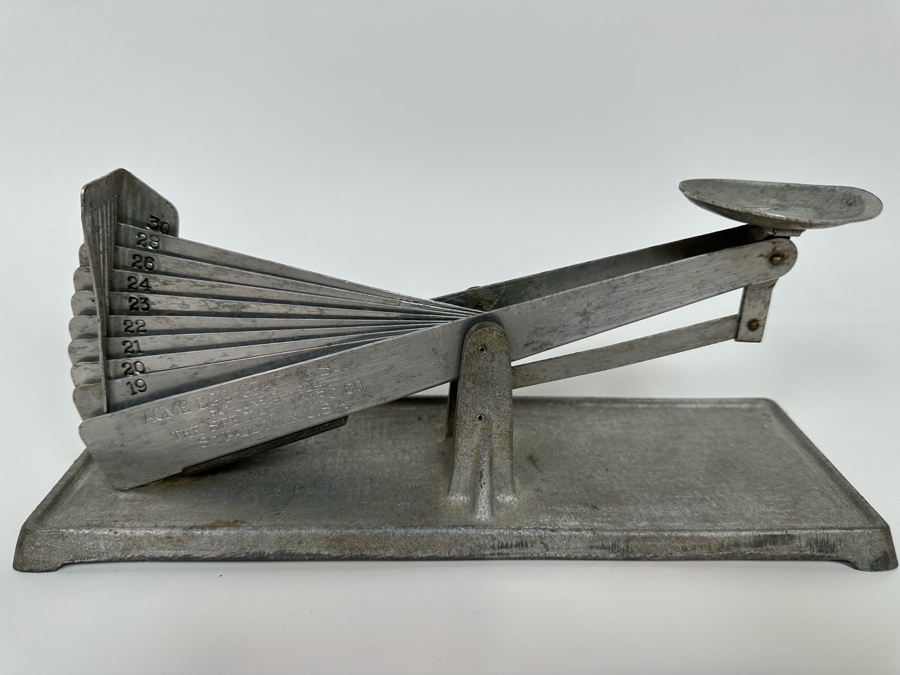 Vintage Art Deco ACME Egg-Grading Scale By The Specialty Mfg Co St Paul Minn Aluminum 10.5W X 3.5D X 4H [Photo 5]