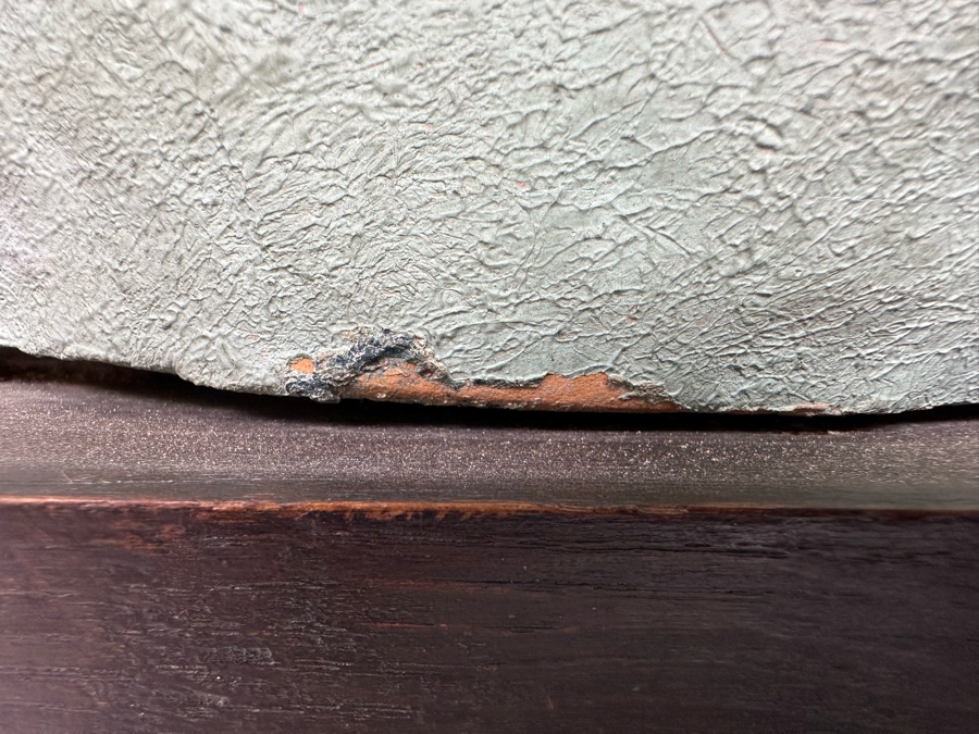 Original Vintage Art Deco Painted Terracotta Female Bust Sculpture Signed Patrik 15W X 5.5D X 14H [Photo 9]