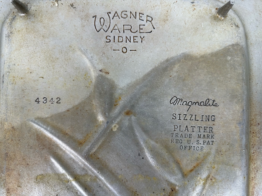 Vintage Wagner Ware Sidney Magnalite Sizzling Platter 12.5 X 18 [Photo 6]