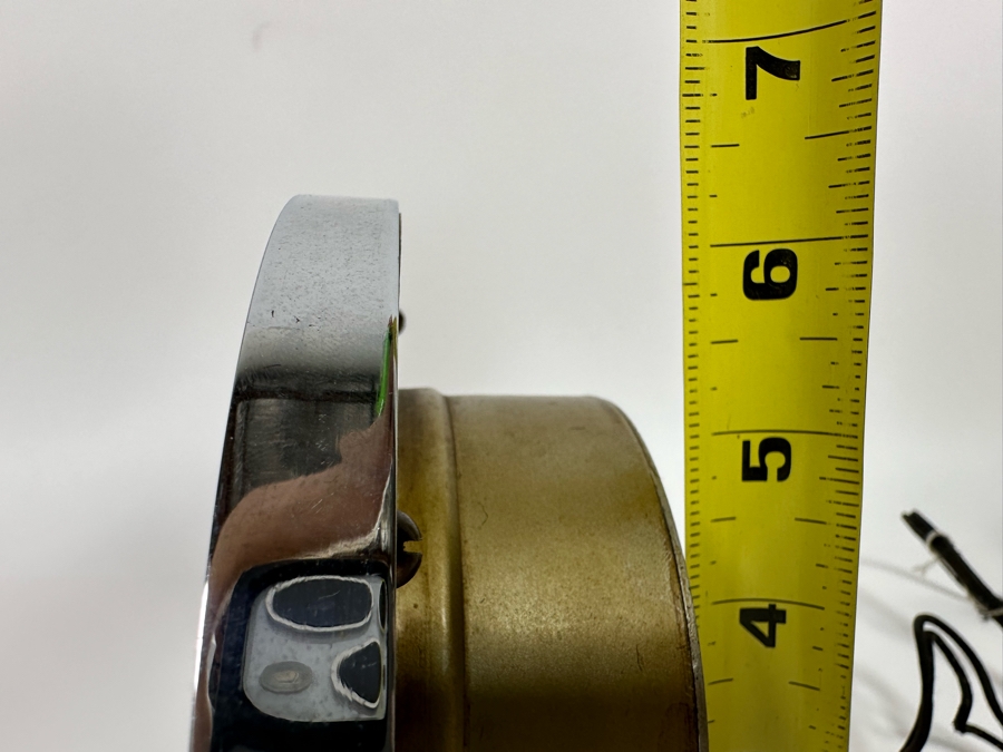 Gilbert Rohde For Herman Miller Original Chrome Art Deco Electric Alarm Clock Needs Servicing 6W X 3D X 6.25H [Photo 14]