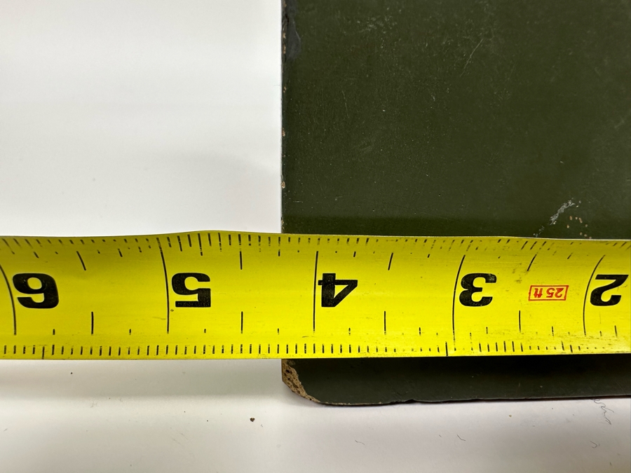 Vintage Art Deco Painted Cast Concrete Bust Sculpture With Back Light, Heavy 4.25W X 6D X 12H [Photo 16]