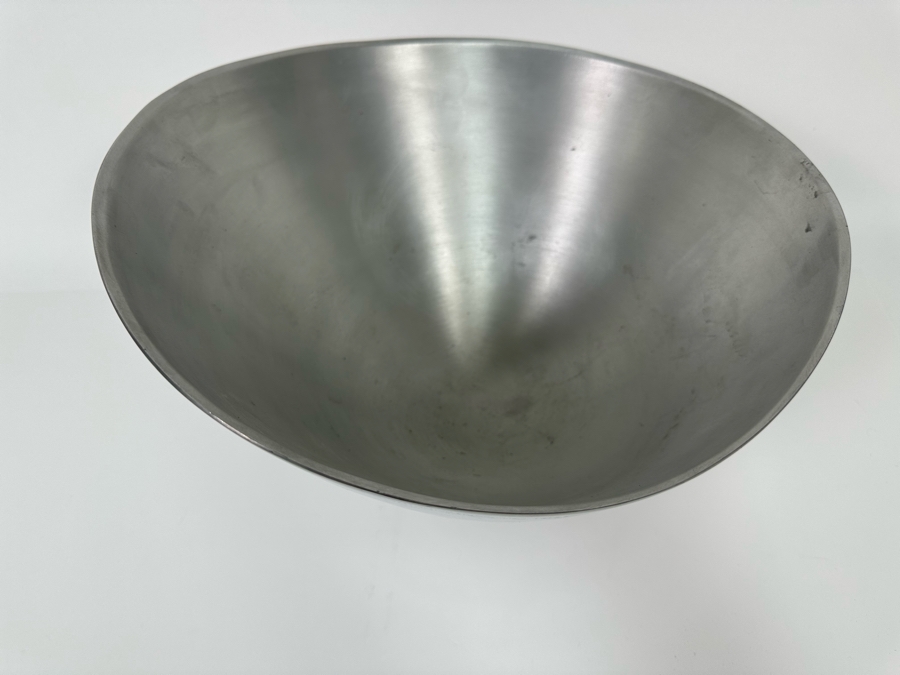 Vintage MCM B&B Remembrance Aluminum Salad Bowl 12.5W X 8.5H [Photo 6]